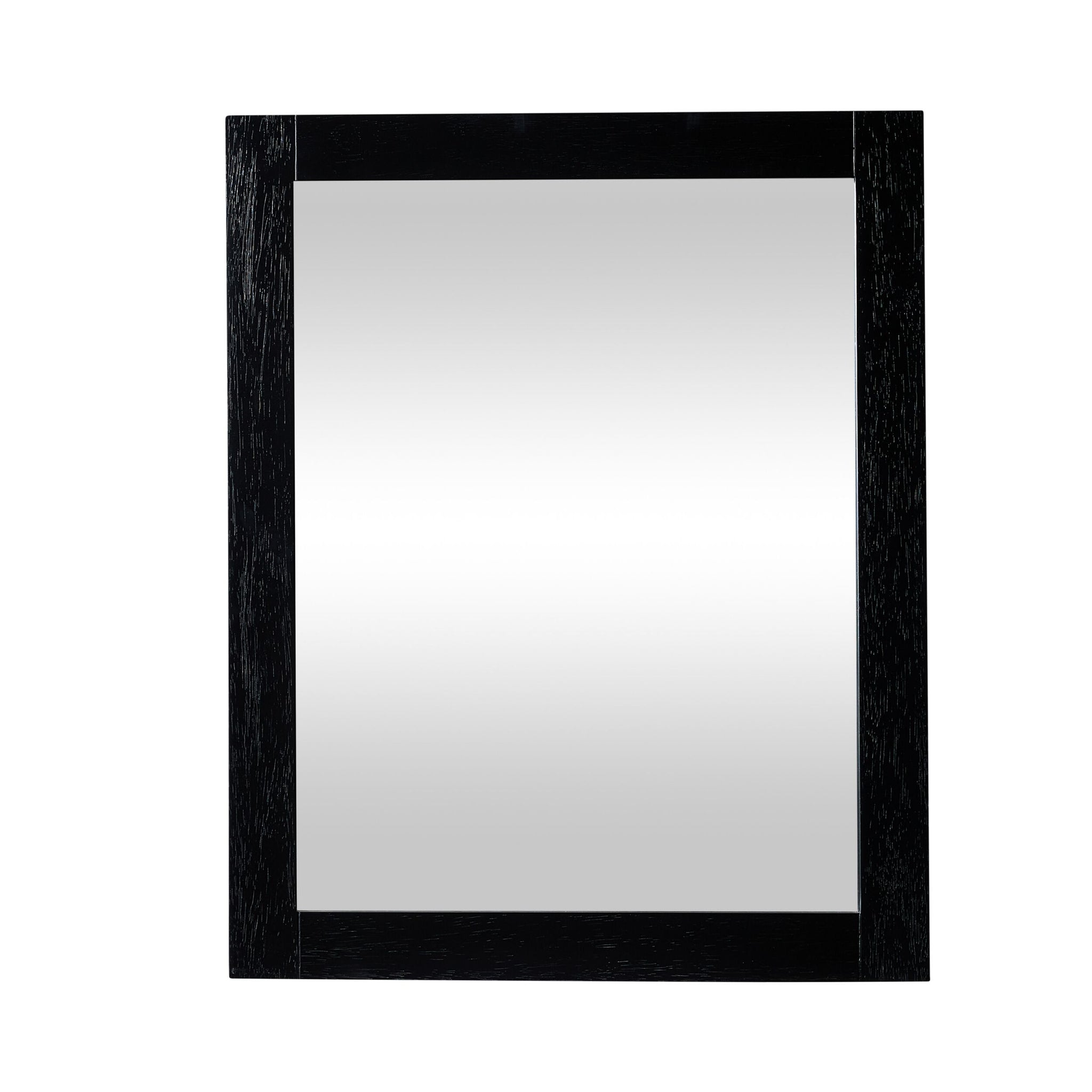 Odin Vanity Mirror Cabinet Black Oak 610x762mm