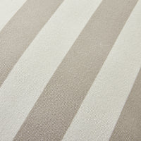 Aruba Scallop Edge Stripe Taupe Cushion 45x45cm