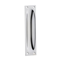 1589 Sliding Door Pull Classic Large Chrome Plated H140xW32mm