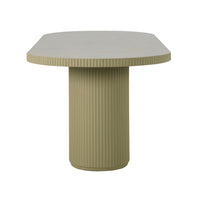 Ravello Ripple Dining Table 240cm Olive