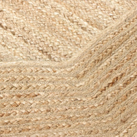 Tulum Braided Octagonal Jute Rug 200cm