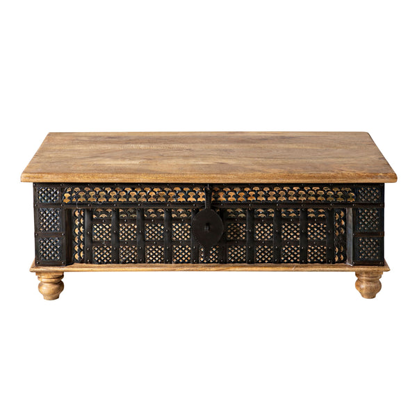 Vintage Trunk / Coffee Table Black Early Settler AU