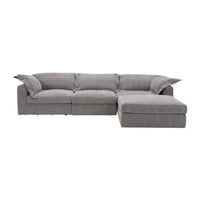 Laze Modular Chaise Sofa Twilight Grey