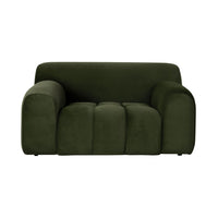 Alexis Velvet Armchair Eucalyptus