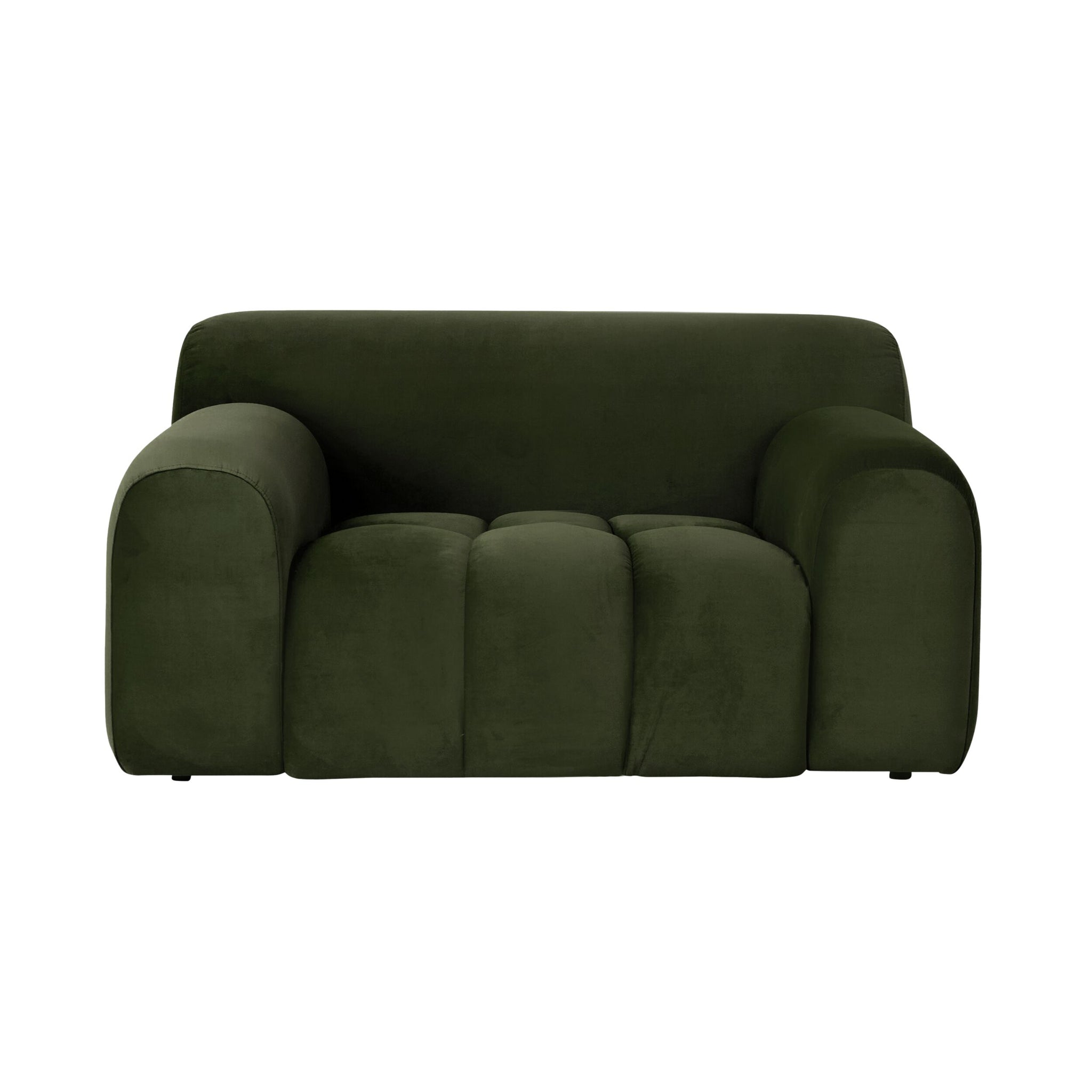 Alexis Velvet Armchair Eucalyptus