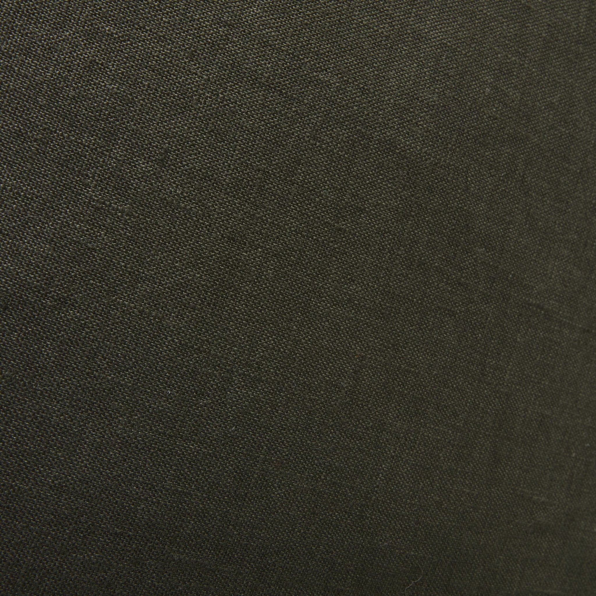 Hamptons French Linen Cushion Dark Olive Green 50x50cm