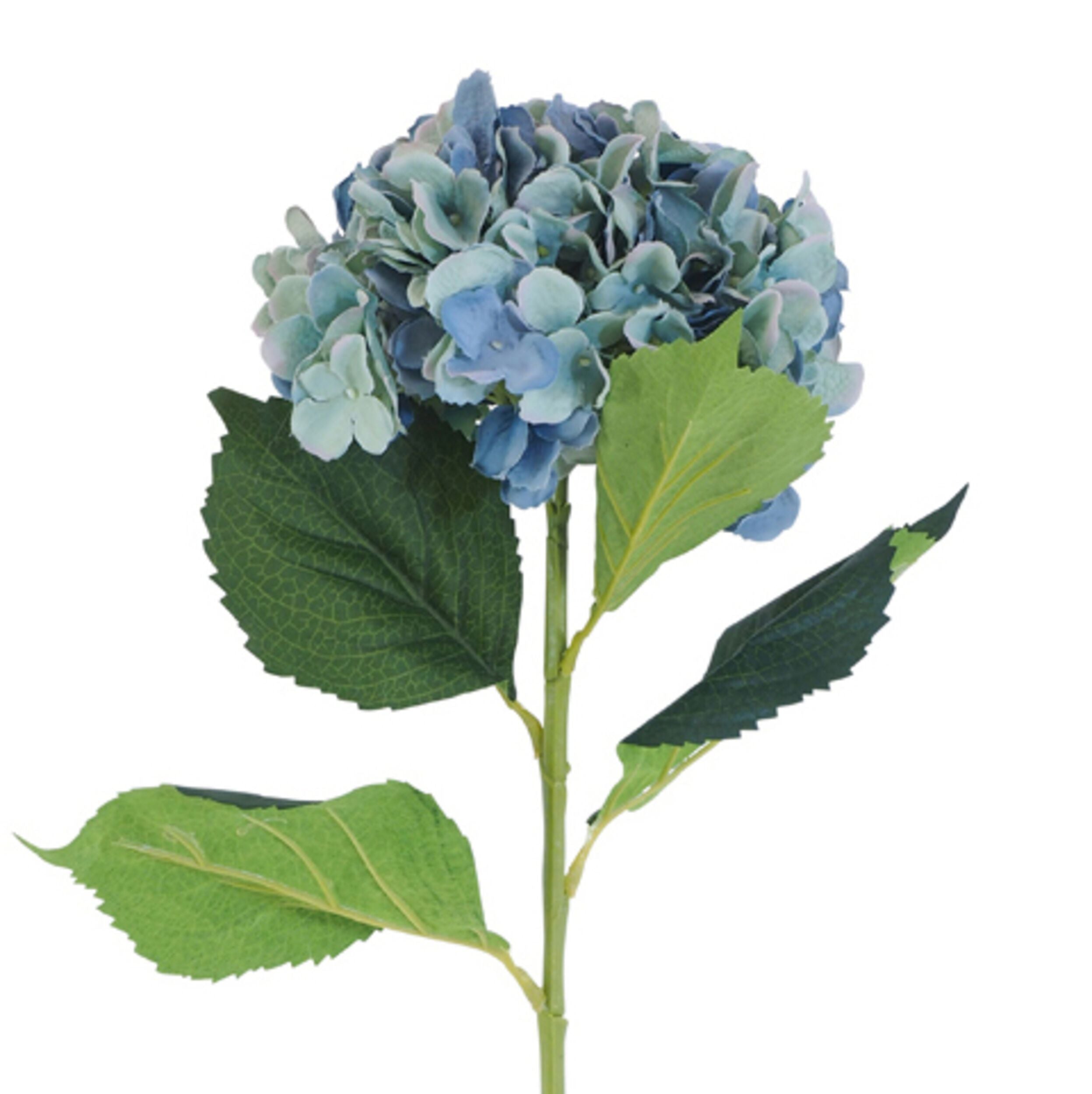 Floret Hydrangea Spray Blue 83cm