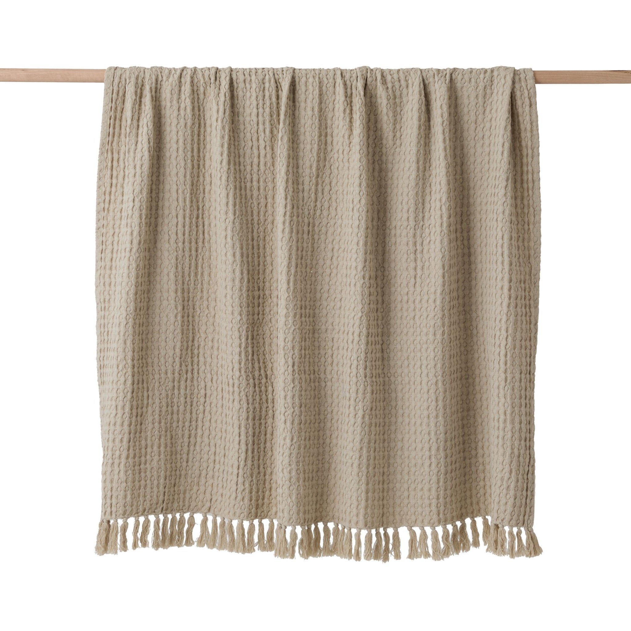 Whisper Waffle Throw Natural