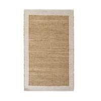 Alhambra Border Jute Rug Wheat 150x240cm