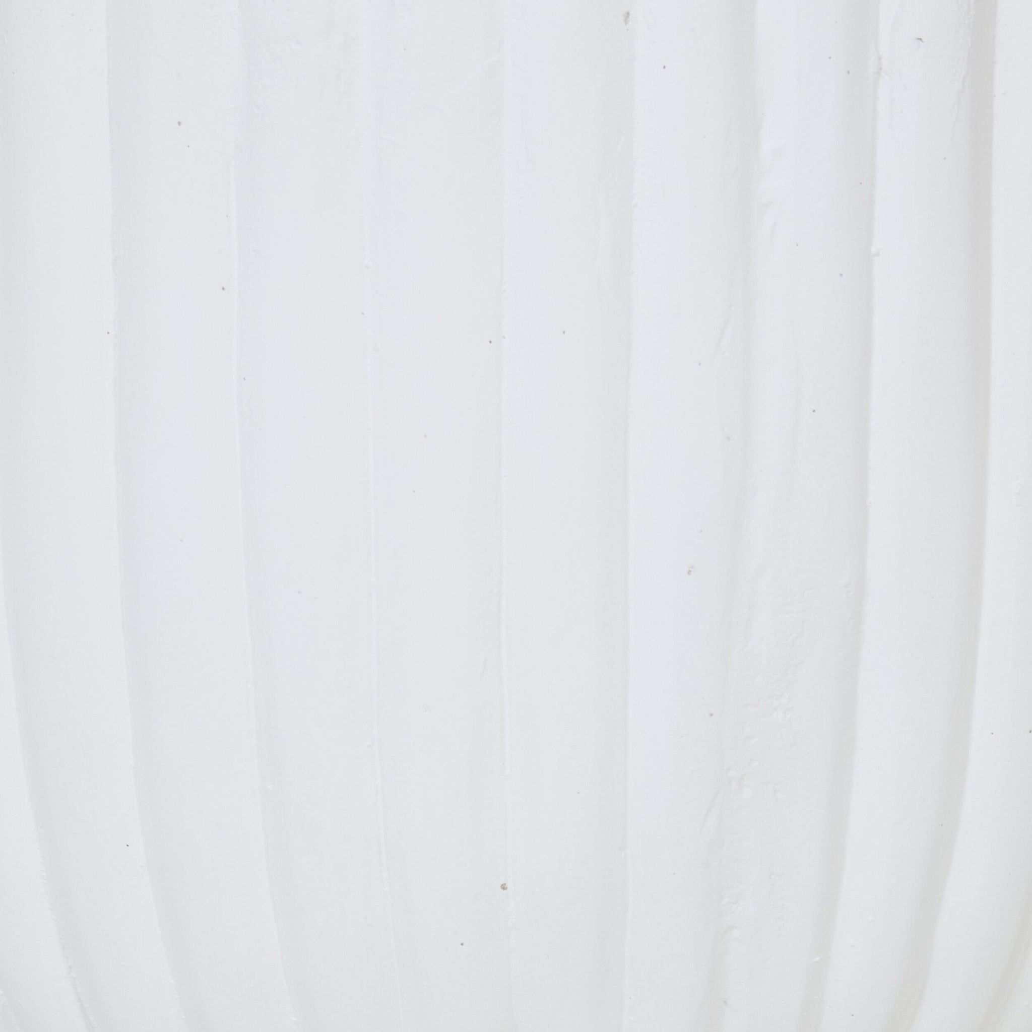 Ribbed Pedestal Urn White 54cm