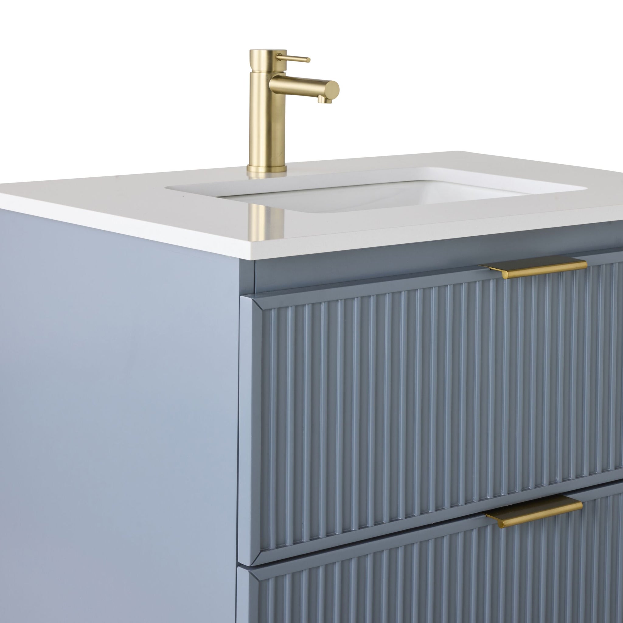 Lennox Single Vanity Slate Blue 790mm