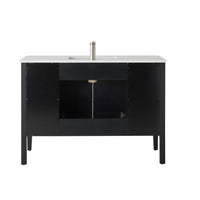 Odin Single Vanity Black Oak 1240mm