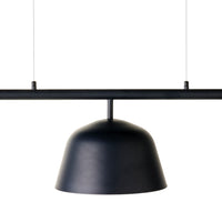 Anglesea 3 Light Metal Shade Pendant Charcoal 120cm