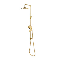 Malvern Shower Rail Brushed Brass