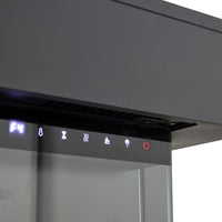 Kensington Fireplace Black 110x18x52cm