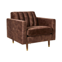 Stitch Armchair Haven Chocolate