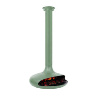 Forma Electric Hanging Fireplace 80cm Green