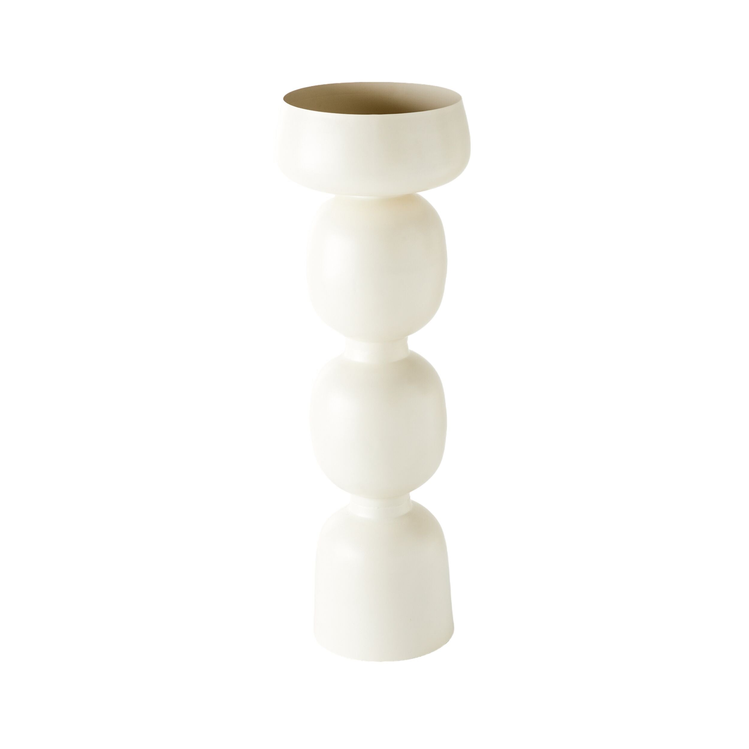 Amarra Planter Pedestal White 34x34x101cm