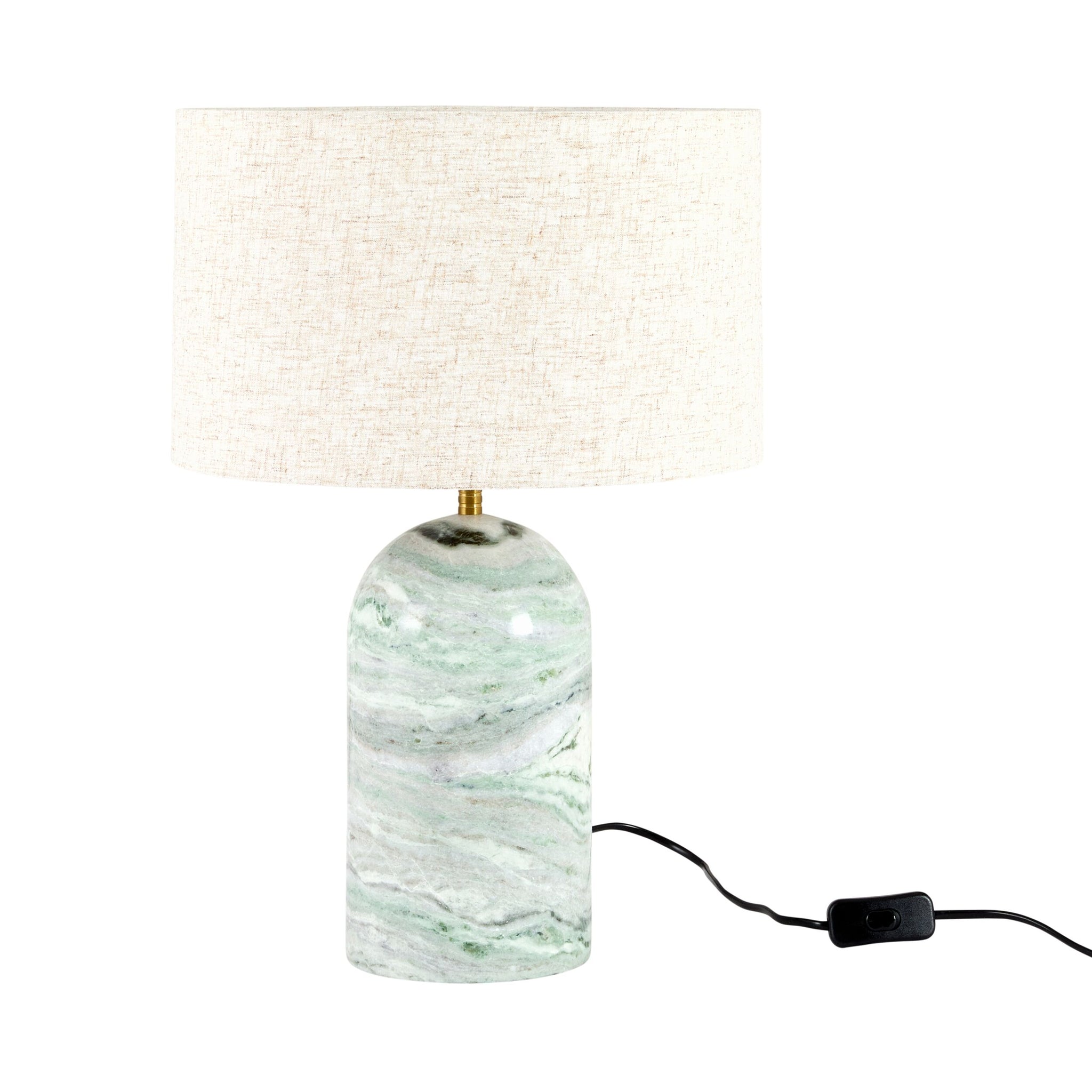 Toscano Marble Table Lamp Seafoam 55cm