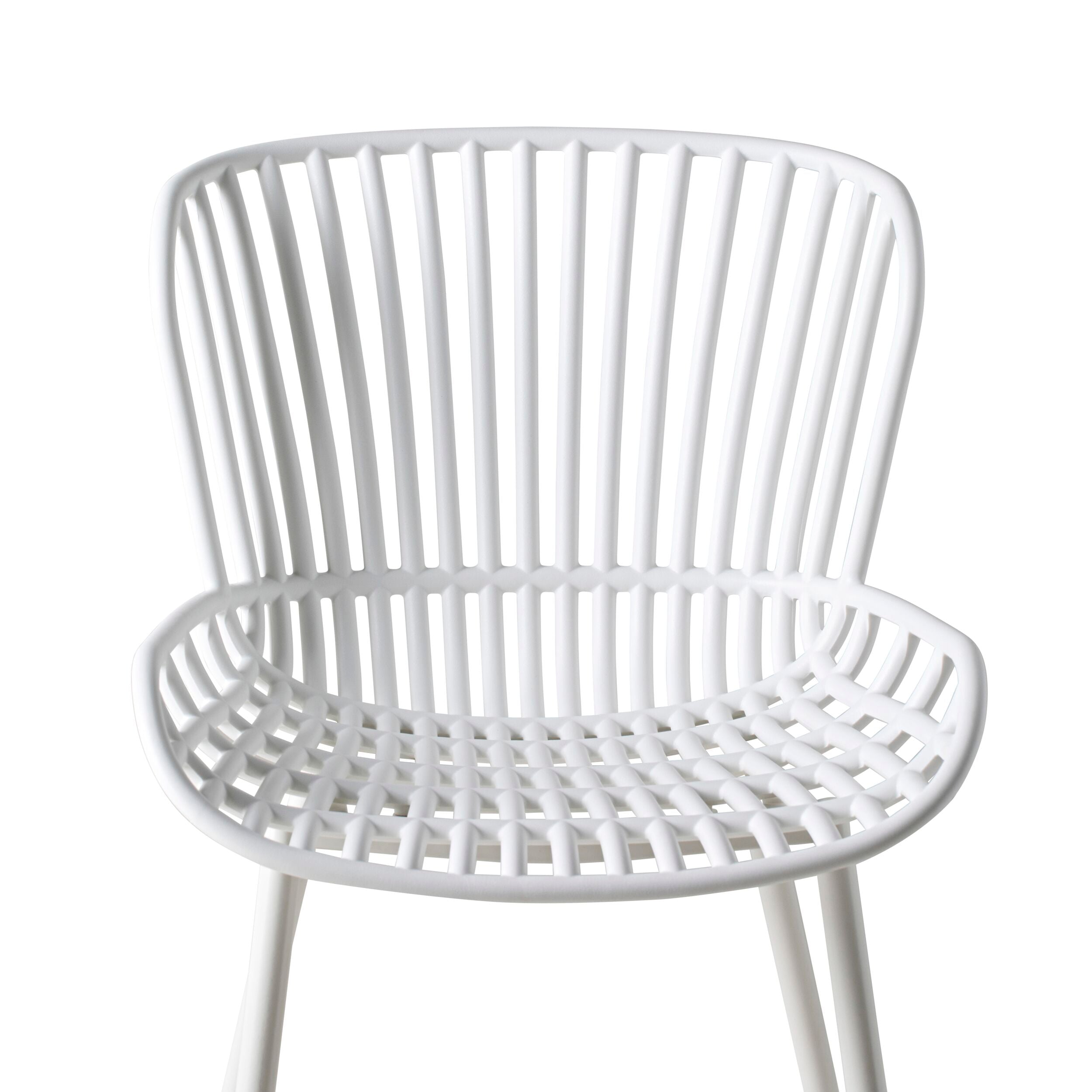 Lini Outdoor Dining Chair White