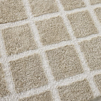 Gridlock Plush Rug Ivory 150x240cm