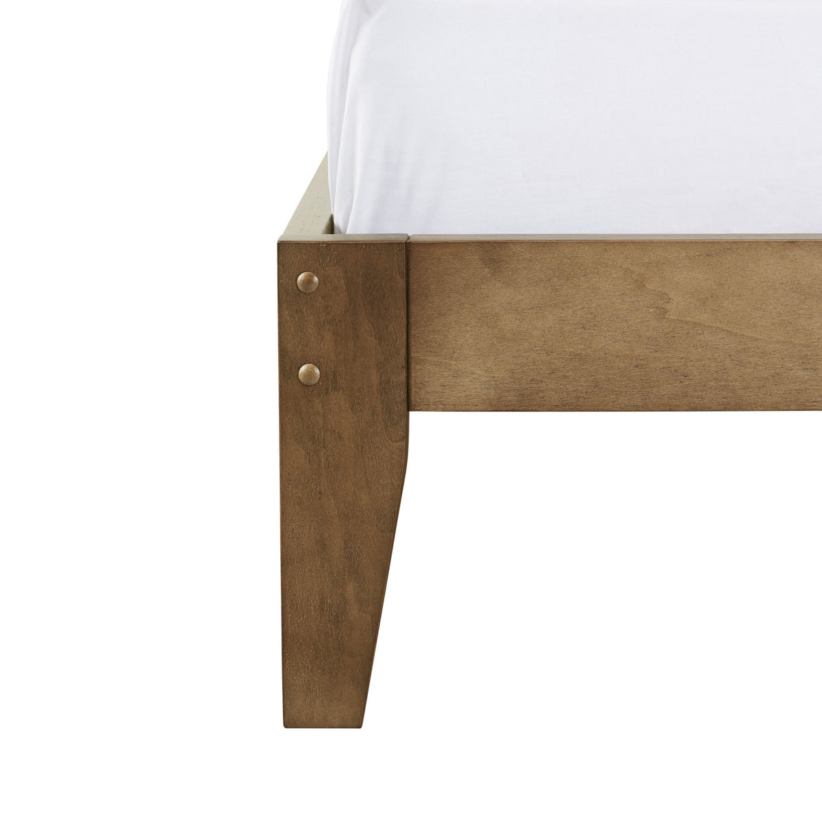 Kyan King Single Bed Base Chestnut