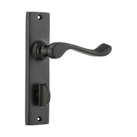 9616P Door Lever Fremantle Privacy Pair Matte Black H150xW35xP50mm