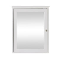 Liam Vanity Mirror Cabinet White 610x762mm