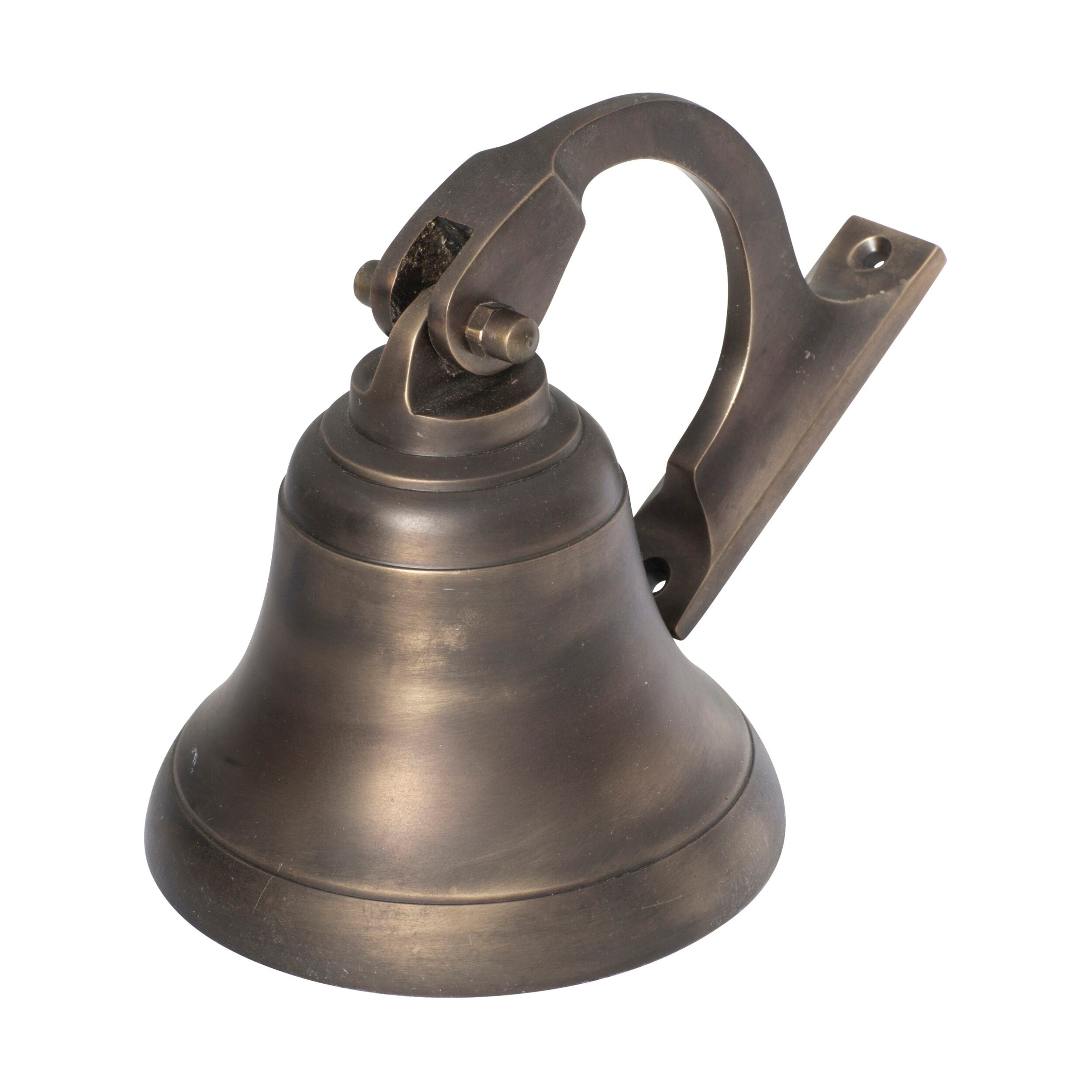 2369 Ships Bell Antique Brass D100mm