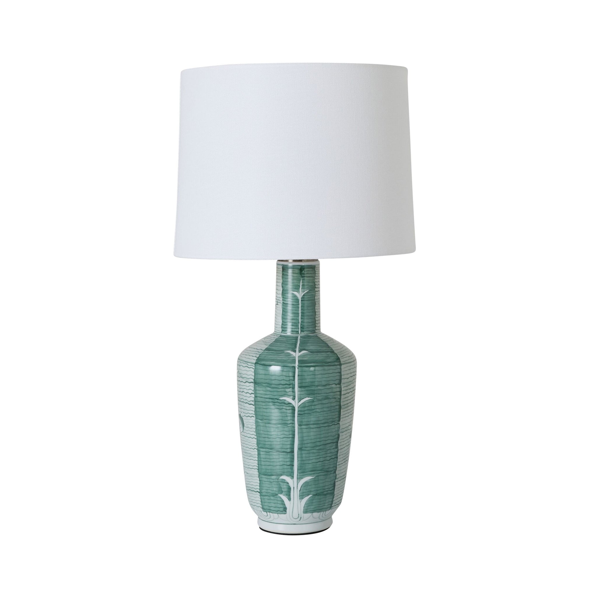 Green Lotus Table Lamp 56cm