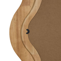 Echoes Scalloped Wooden Floor Mirror 81x182cm