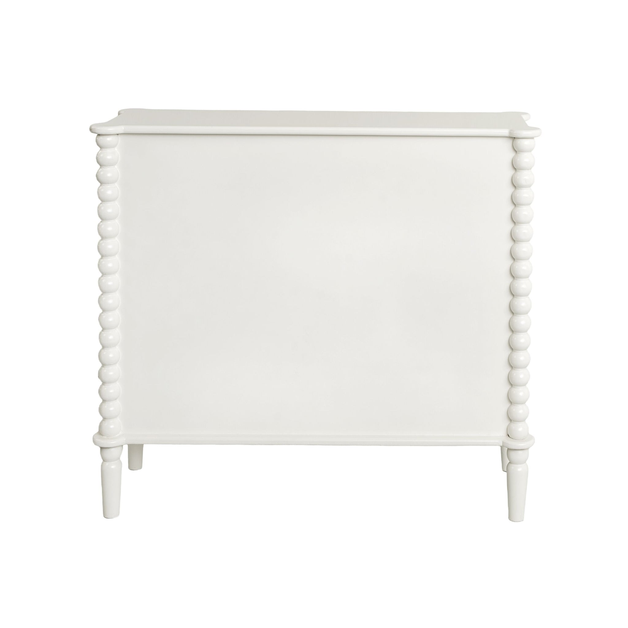 Maisie Small Bookcase White 90x80cm