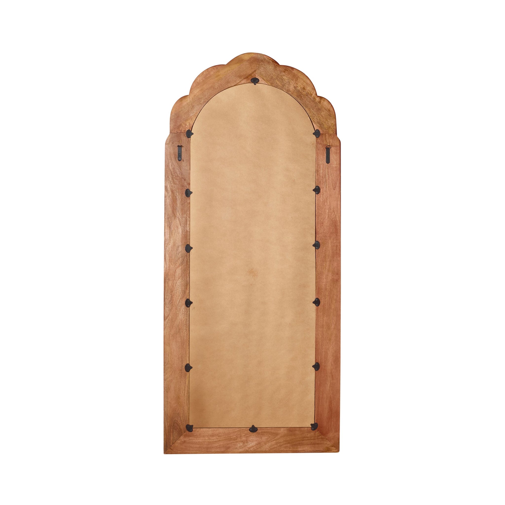Fleur De Lis Wooden Floor Mirror