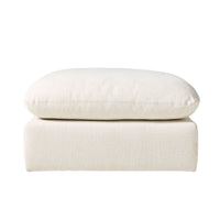 Darcie Ottoman Amalfi Ivory