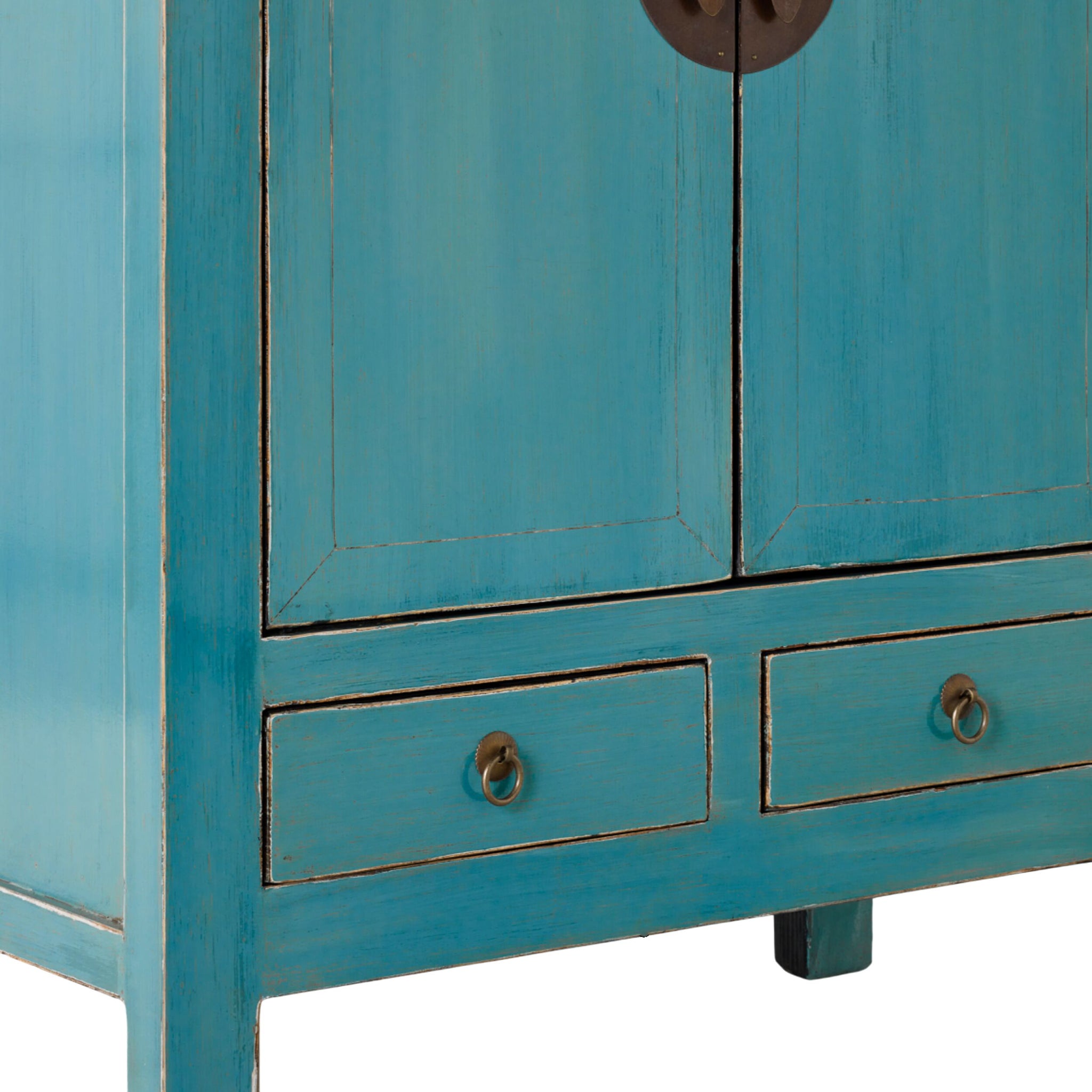 Sansha 2 Door & 2 Drawer Sideboard Turquoise