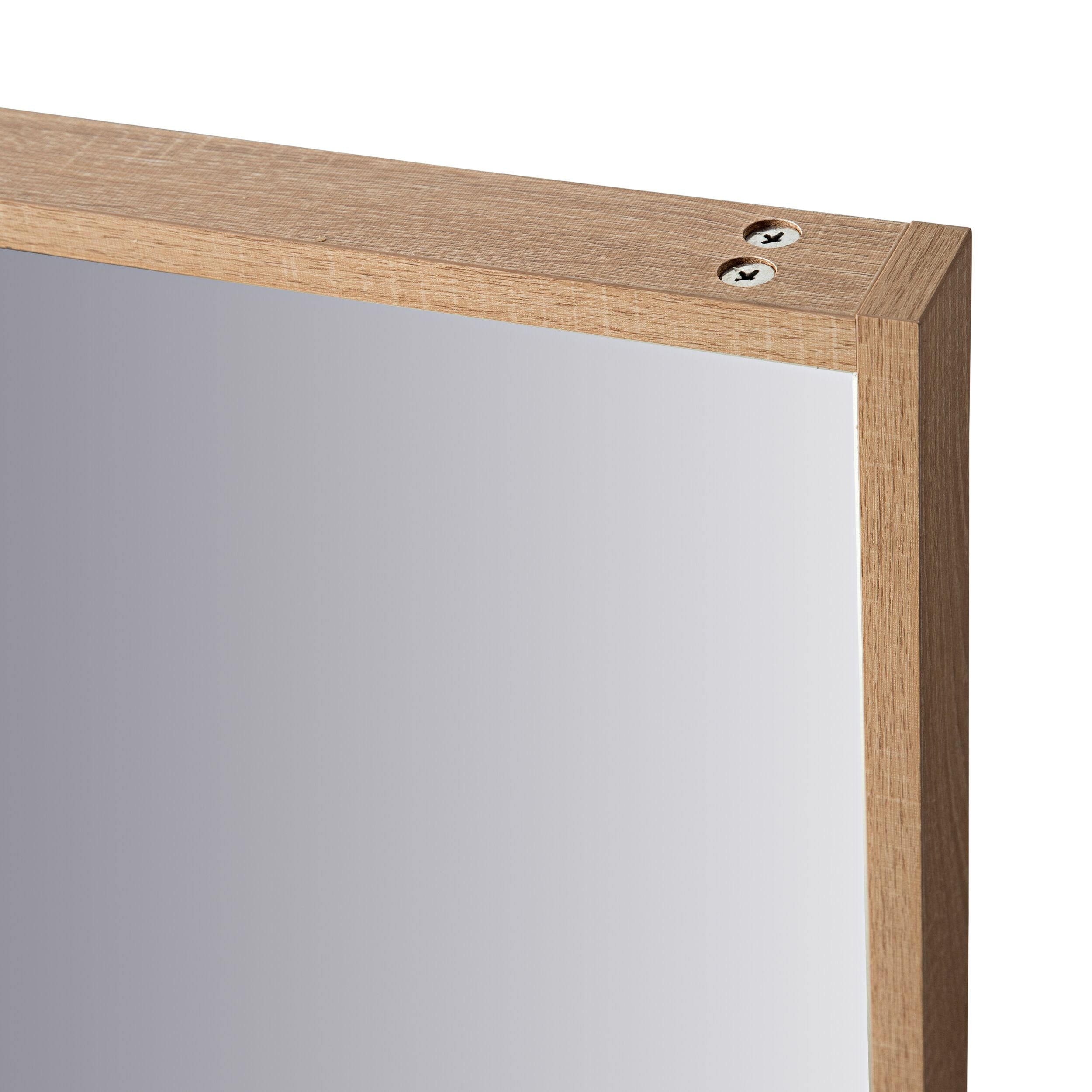 Milford Vanity Mirror Light Oak 1300mm