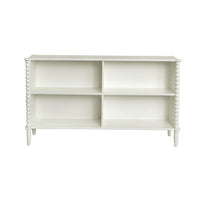 Maisie Low Bookcase White
