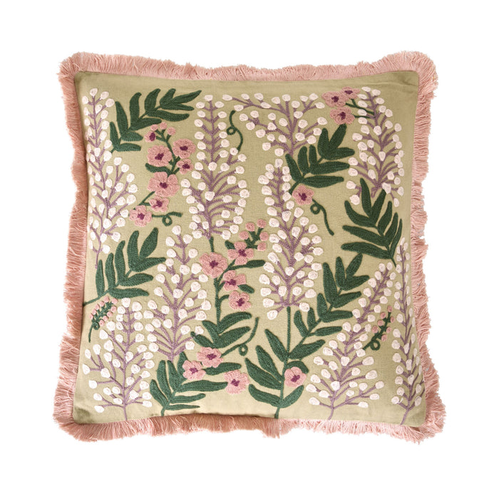 Stitch Wisteria Blush Cushion 45x45cm