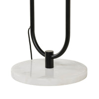 Grafton Marble Base Floor Lamp Black 163x45cm