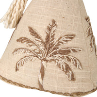 Palm Breeze Embroidered Door Stop