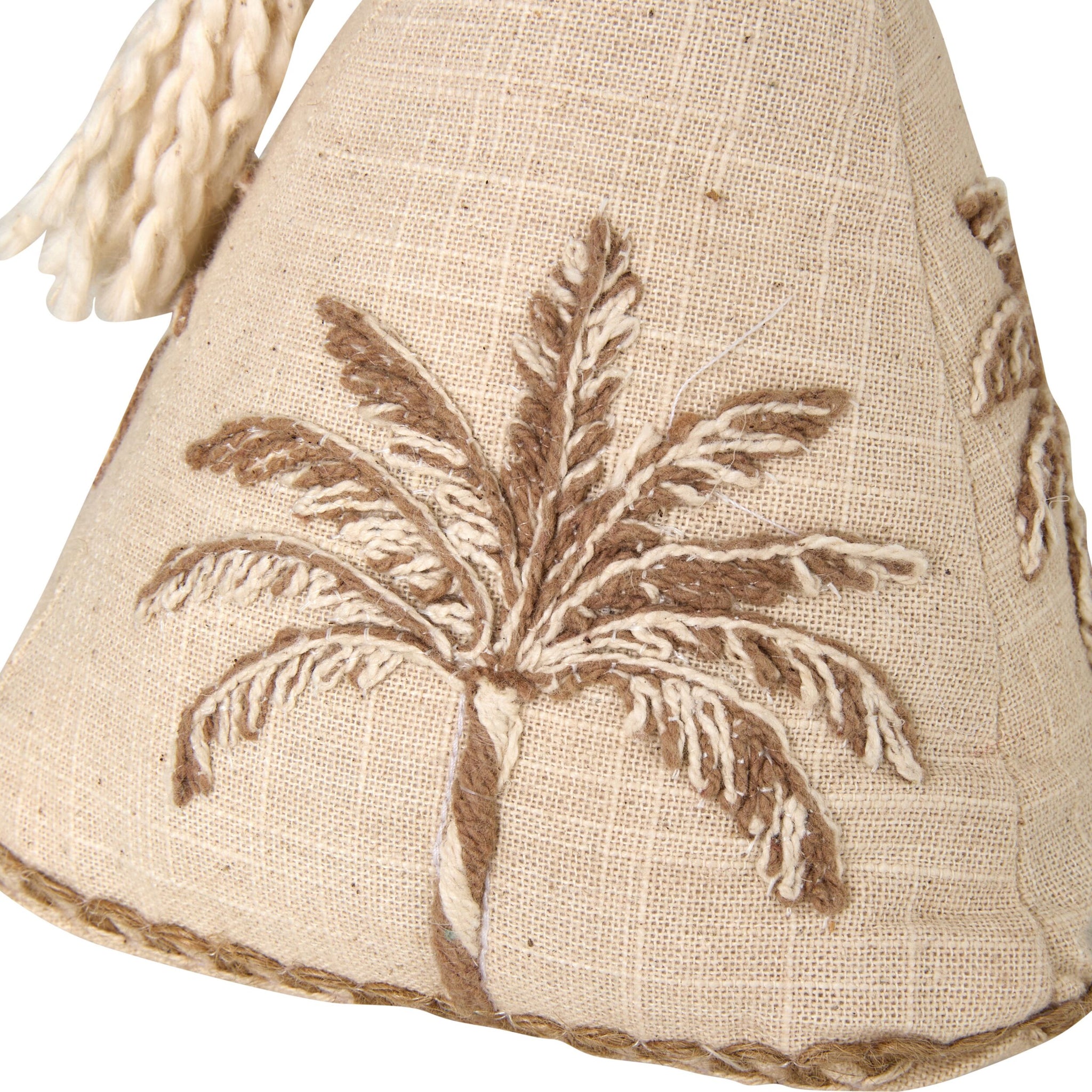 Palm Breeze Embroidered Door Stop