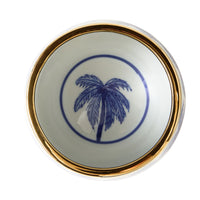 Celadon Sapphire Palm Pet Bowl 15.5cm