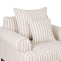 Lisette Armchair Linen Stripe