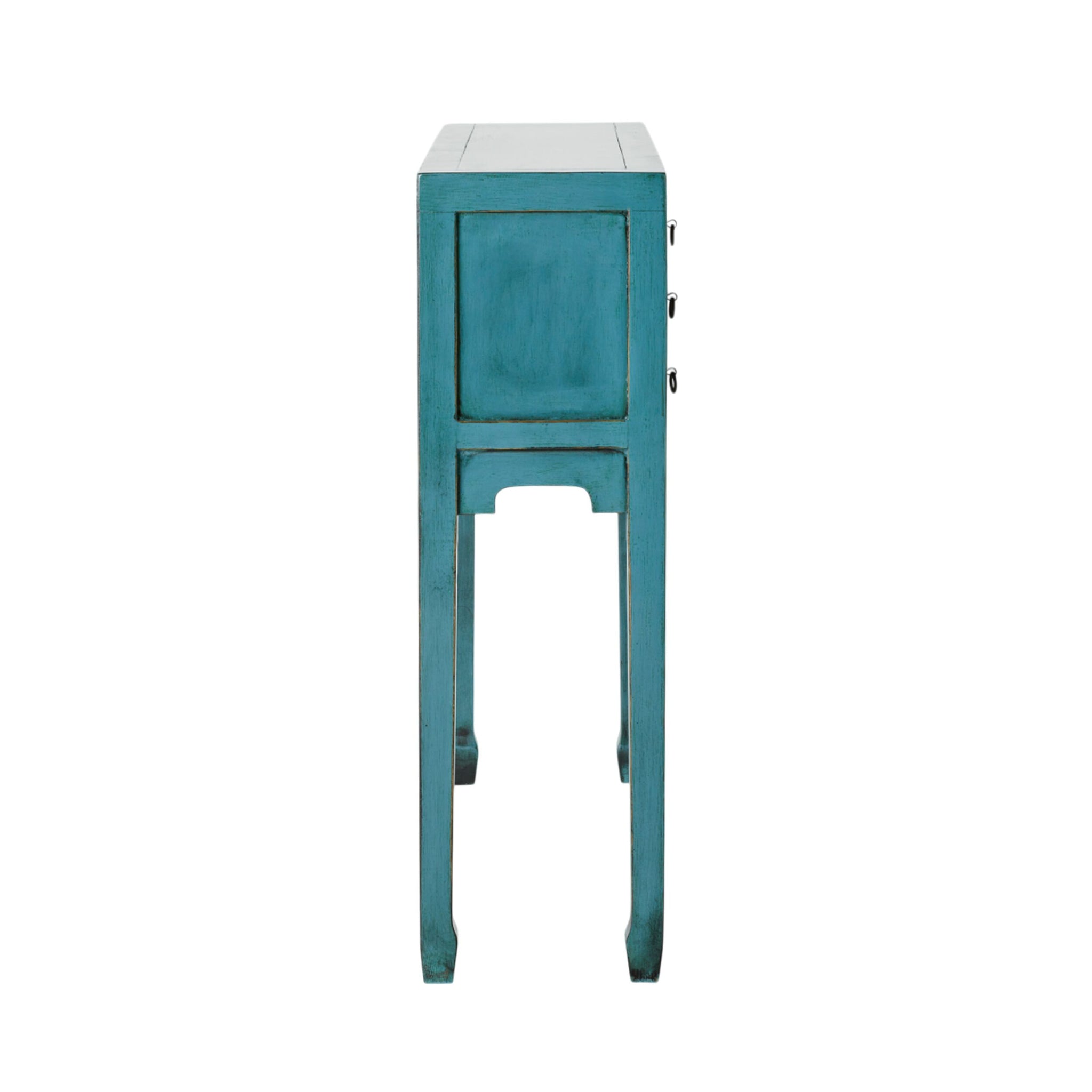 Sansha 2 Door & 6 Drawer Console Table Turquoise – Early Settler Australia