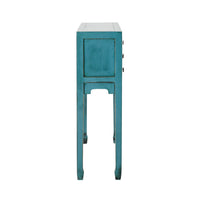 Sansha 2 Door & 6 Drawer Console Table Turquoise