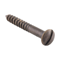 SCAB25 Screw Domed Head Antique Brass 25mm PKT 50