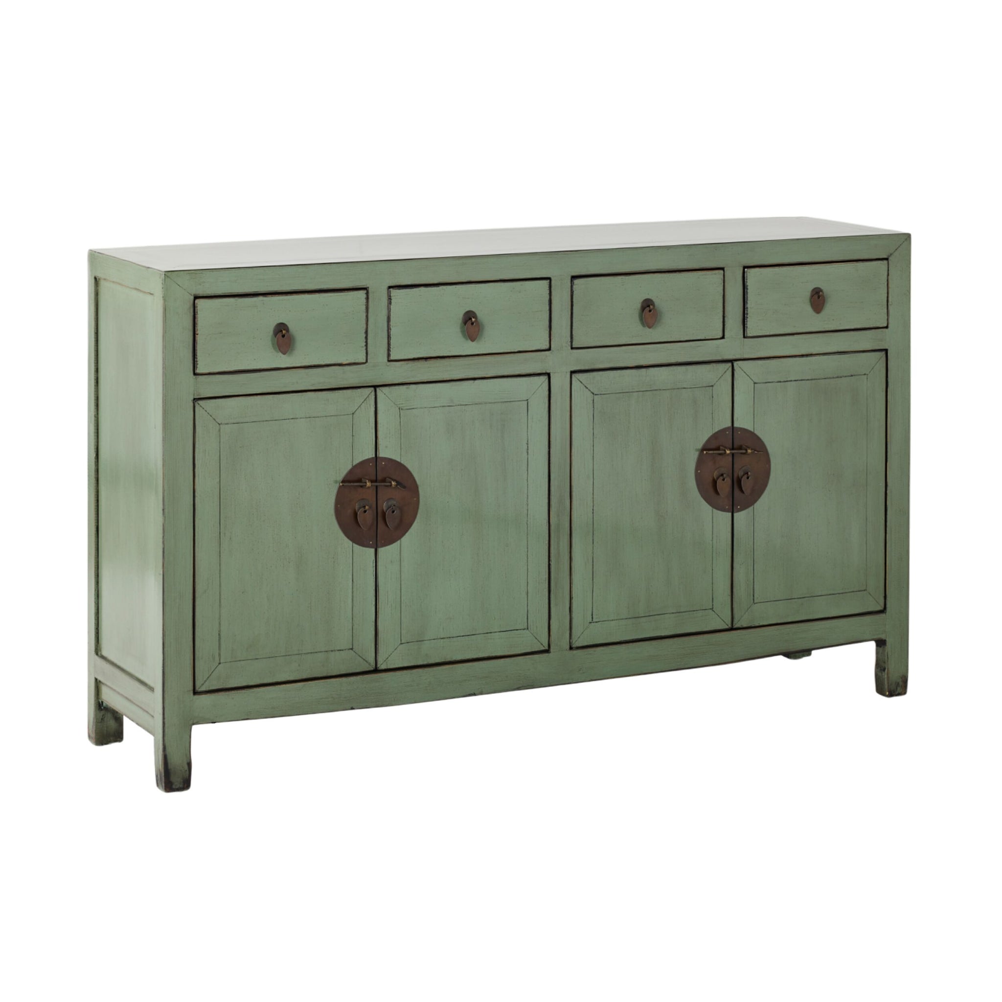 Sansha 4 Door & 4 Drawer Sideboard Sage Green