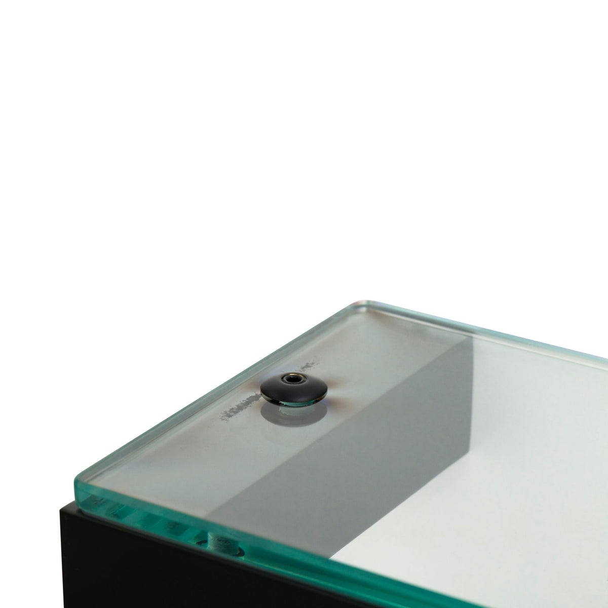 Kason Glass Shelf Matte Black