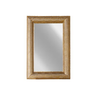 Metal Diamond Chevron Gold Mirror 80x55cm
