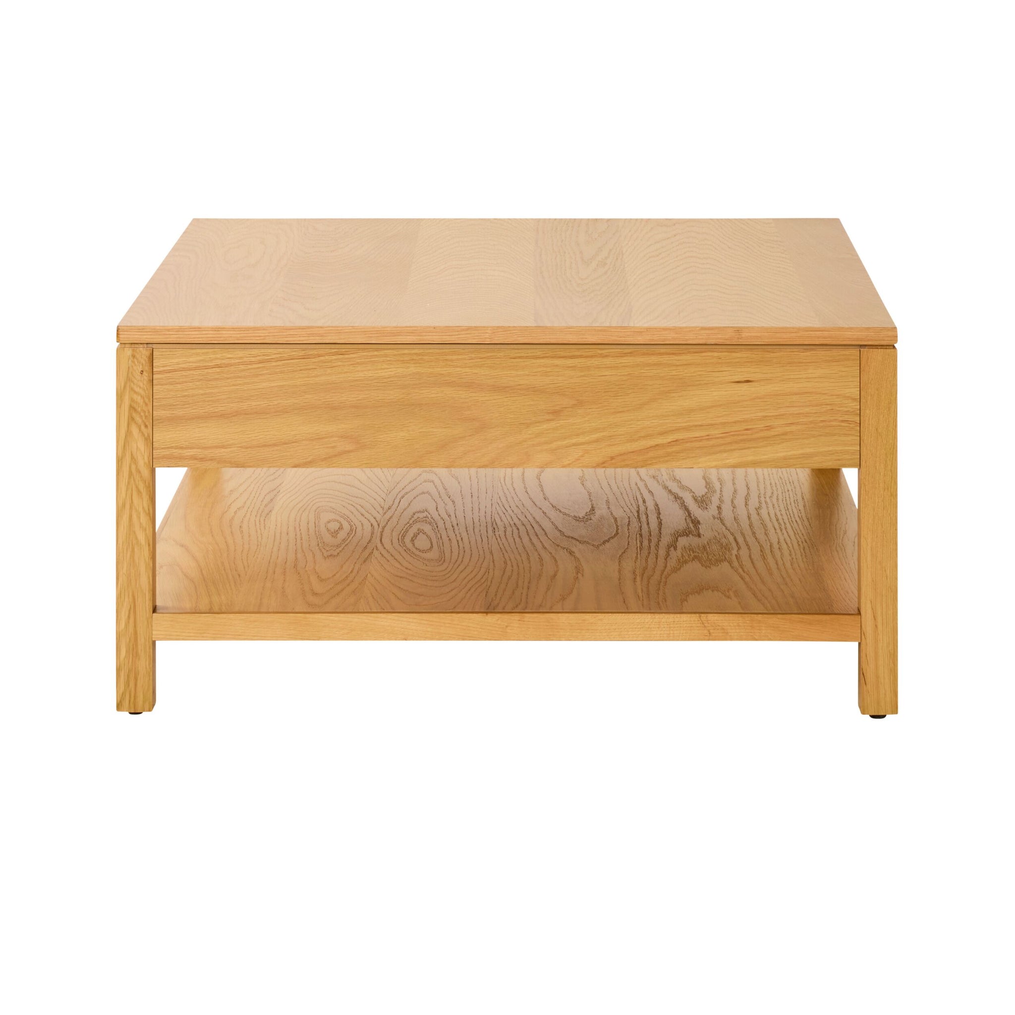 Avalon Square 2 Drawer Coffee Table Light Oak